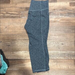 Athleta Blue Patterned Leggings